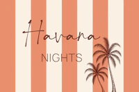 Cuban Havana Nights Typography tapetas