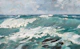 Ocean Waves in Tidal Teal