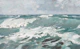 Ocean Waves in Silver Surf
