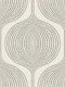 boho dots ogee - black and white