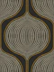 dots ogee - black and golden