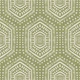 Boho Painted - Mudcloth Hexagons Meadow Green