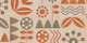 Mid Century Botanical Shapes Terracotta