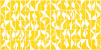 Mid Century Geometric Leaves Golden Yellow wallpaper