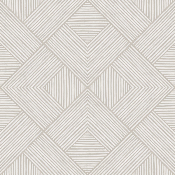 textured stripy diamonds - neutral