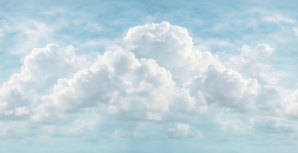Soft Blue Sky Clouds