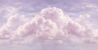 Soft Purple Sky Clouds papel pintado