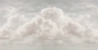 Soft Grey Sky Clouds papel pintado