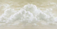 Soft Beige Sky Clouds papel pintado