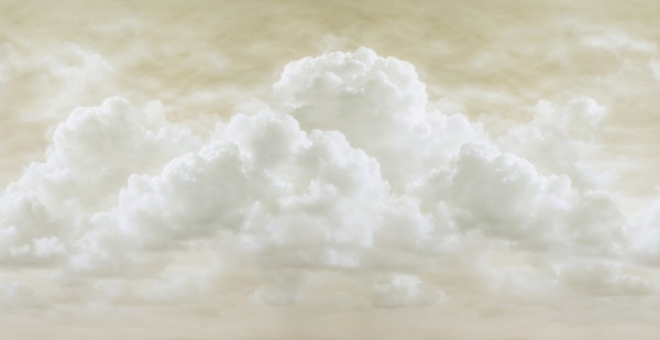 Soft Beige Sky Clouds