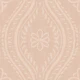 Faded Ogee Damask - Cinnamon Tea