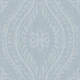 Faded Ogee Damask - French Blue