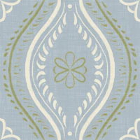 Faded Ogee Damask - Classic French Country wallpaper