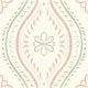 Faded Ogee Damask - Classic Grandmillennial
