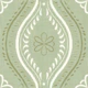 Faded Ogee Damask - Grandmillennial Green
