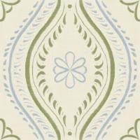 Faded Ogee Damask - Timiless French Country wallpaper