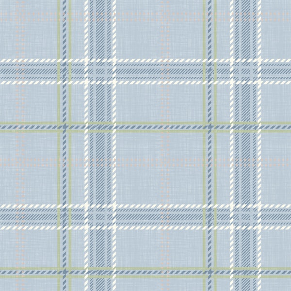 Heritage Plaid - Windowpane Tartan Blue S