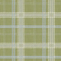 Heritage Plaid - Windowpane Tartan Green wallpaper