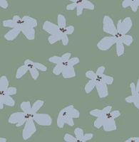 Bobby Flower Green tapeta