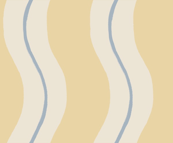 Funhouse Stripe Butter Yellow
