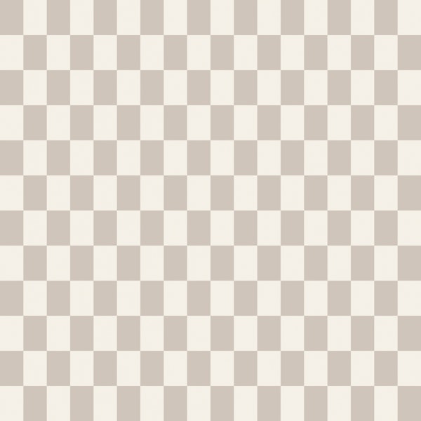 Scandinavian Beige Checker