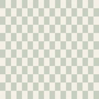 Soft Sage Cream Checkers tapete