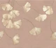 Sakuya Golden Ginkgo on Powder Rose pattern