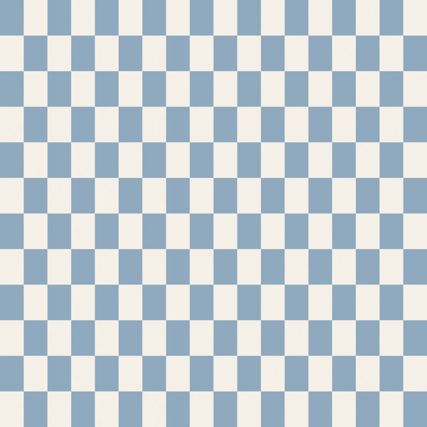 Pastel Blue Checkered Grid