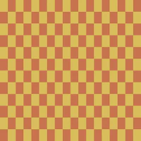 Retro Mustard Terracotta Checker tapeta
