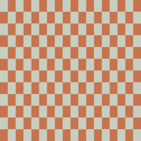 Mid Century Checker Terracotta tapeta