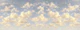Soft Purple Sky With Puffy Clouds