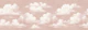 Fluffy White Clouds On Light Pink