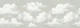 Fluffy White Clouds On Minty Grey