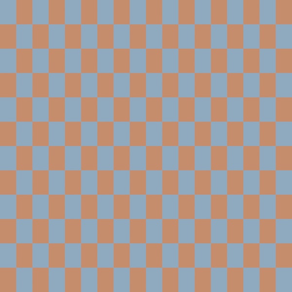 Minimal Checkered Blue Clay