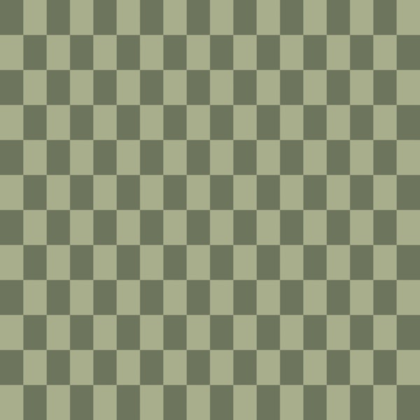 Soft Olive Checker Pattern
