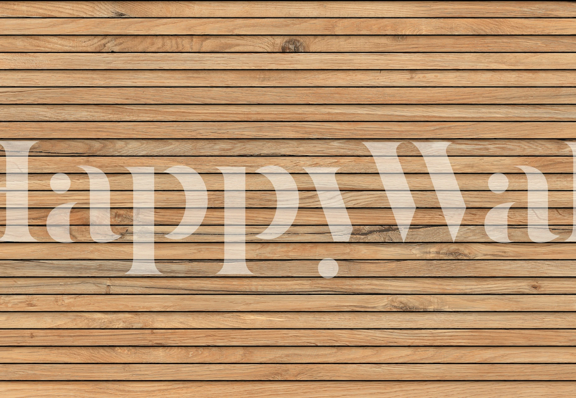 Creative Warm Wood Design papel de parede