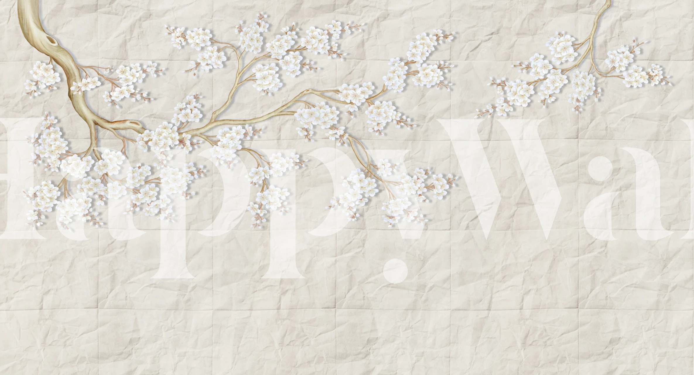 Cherry Blossom Paper Texture tapetit
