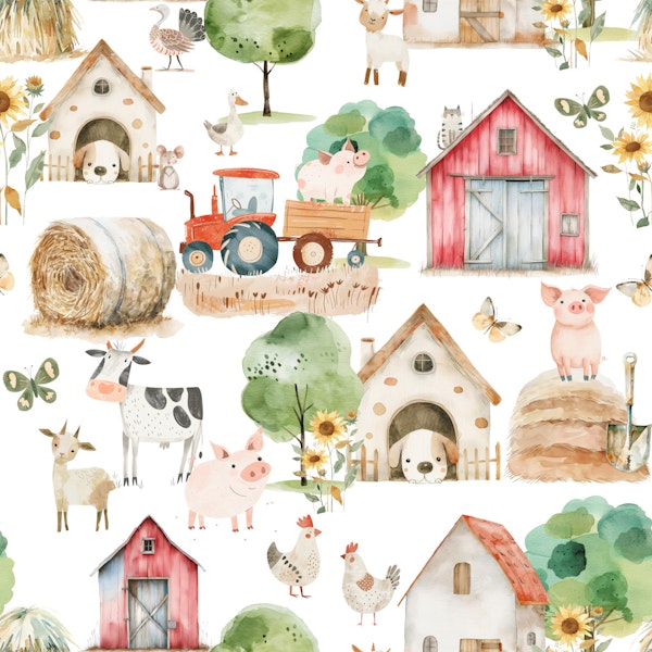 Cute Barnyard Animals