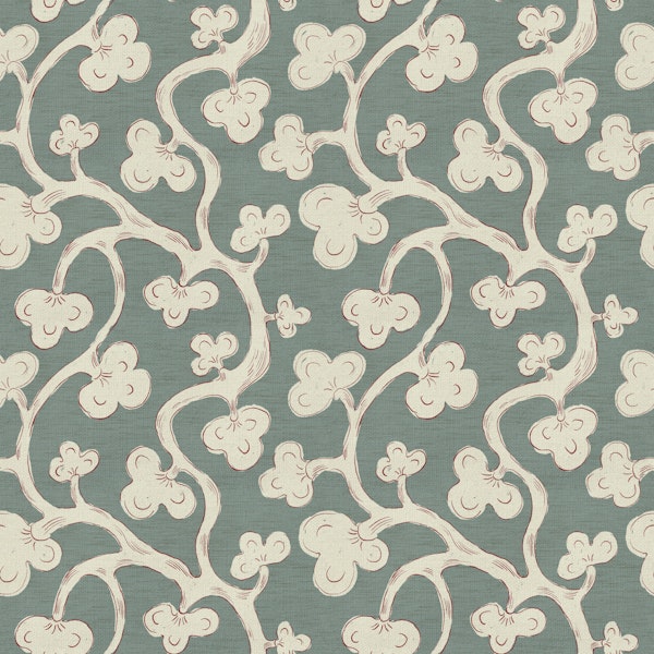 Antique Botanical Vines Soft Green