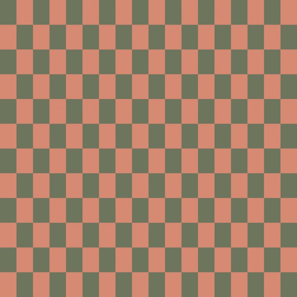 Earthy Olive Coral Rectangles