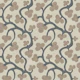 Antique botanical vines beige and grey