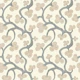Vintage Floral Vine on Cream