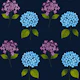 Blue & Purple Hydrangea Blue