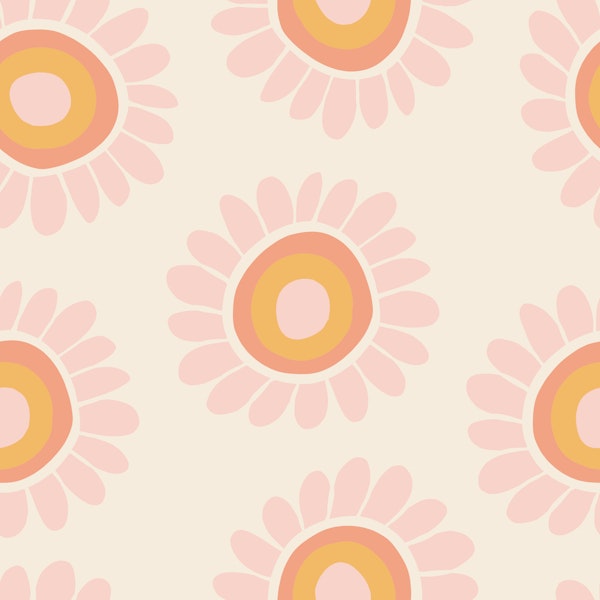 Dushi Sunflower Pattern 1 - seamless