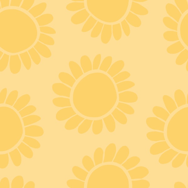 Soft Yellow Sunflower Bloom 1