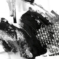 Modern Monochrome Paint Marks tapetas