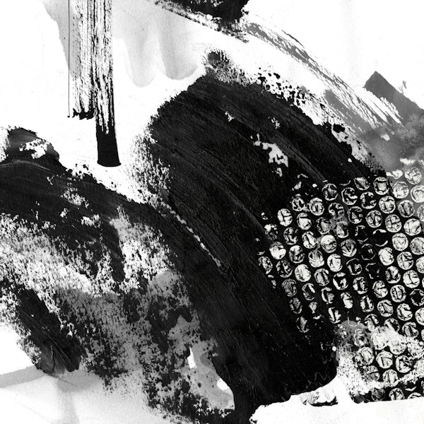 Modern Monochrome Paint Marks