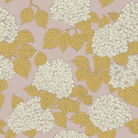 Soft Mauve Hydrangea Garden papel pintado