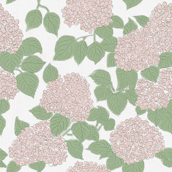 Soft Cottage Hydrangeas