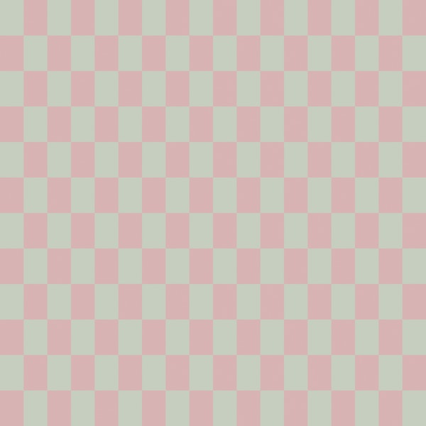 Pastel Checker Pink Sage
